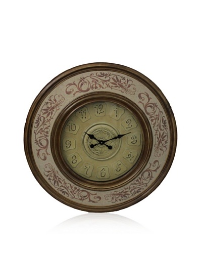 Wall Clock [Light Brown]