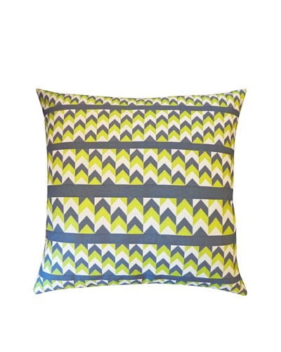 Sheer Throw Pillow, Green