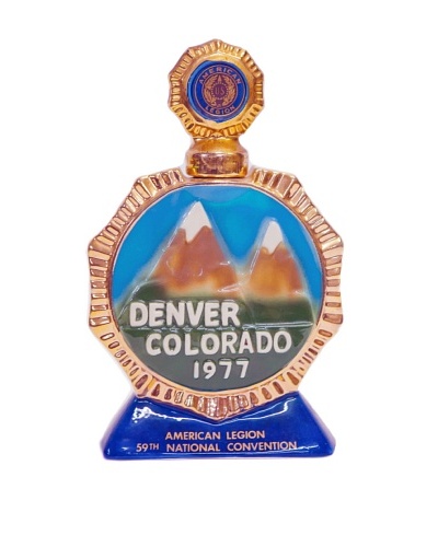 Vintage Circa 1977 Denver Colorado 1977 Decanter