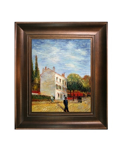 Vincent Van Gogh The Rispal Restaurant at Asnieres Framed Oil Painting