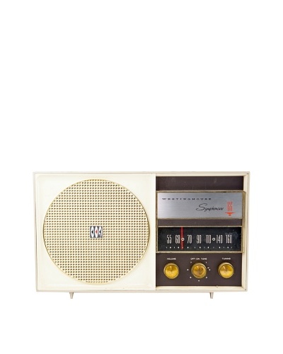 Vintage Westinghouse Radio, White