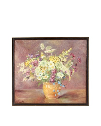 Floral, 1931 Framed Artwork