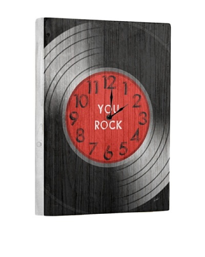 You Rock Reclaimed Wood Clock