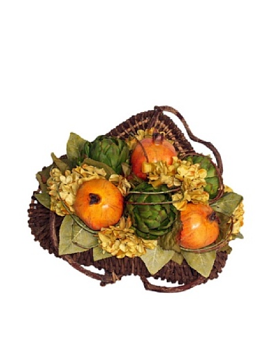 Pomegranate Door Basket [Yellow/Green/Multi]