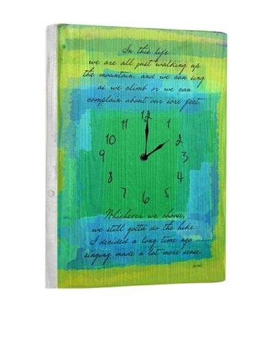 In this life Reclaimed Wood ClockAs You See