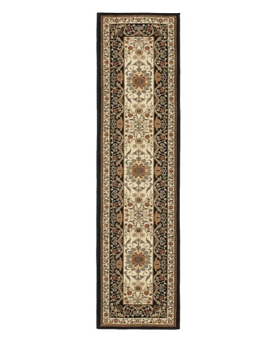 Oriental Garden Rug, Gray, 2' x 7' 7 Runner