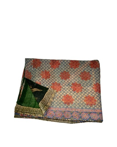 Vintage Kantha Throw Kanti, Multi, 60 x 90