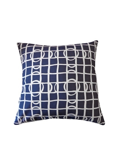 Pluto Throw Pillow, Navy