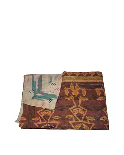 Vintage Navneet Kantha Throw, Multi, 60 x 90As You See