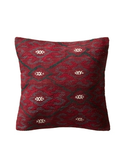 Decorative Stripe Pillow Case, Maroon