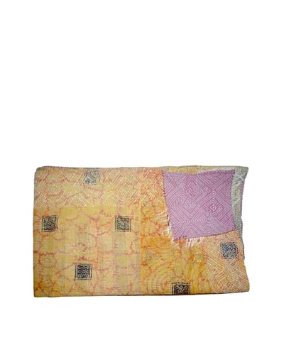 Vintage Kantha Throw, Multi, 60 x 75