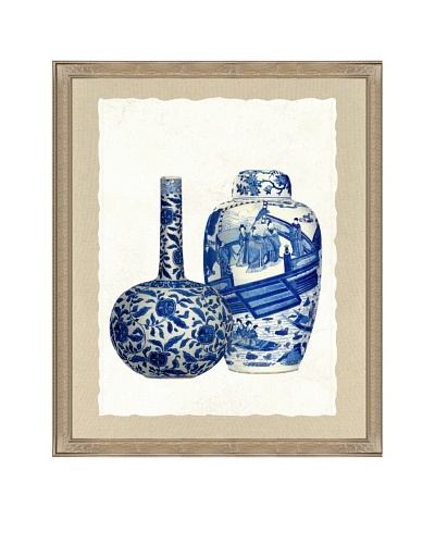 Double Vase Framed Giclée Print