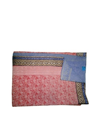 Vintage Kantha Throw, Multi, 60 x 75