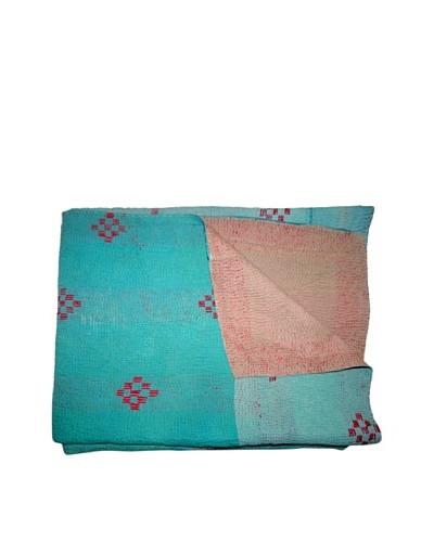 Vintage Kantha Throw, Multi, 60 x 75