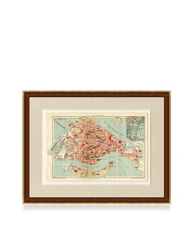 Antique Venice 1890's Map