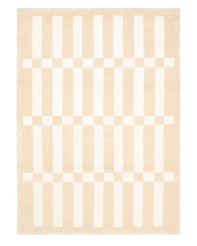 Hand Made Elegance Rug, Ivory, 5' 7 x 7' 10