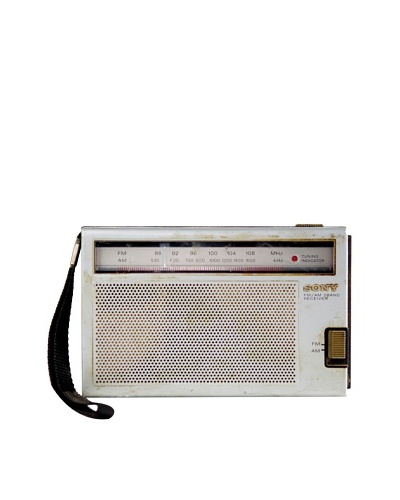 Vintage Sony Radio, Silver