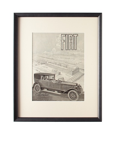 Original French Fiat Advertisement, 1925