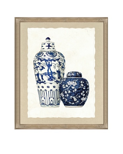 Double Vase Framed Giclée Print