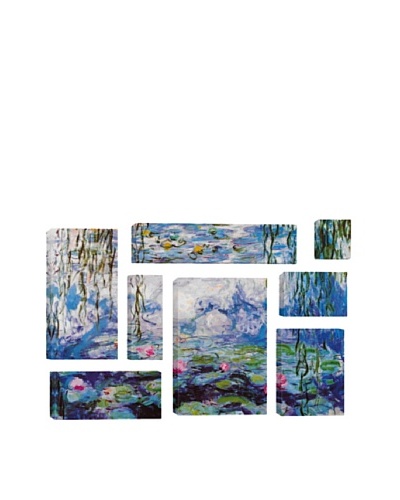 Claude Monet Nympheas 8-Piece Giclée Canvas Print