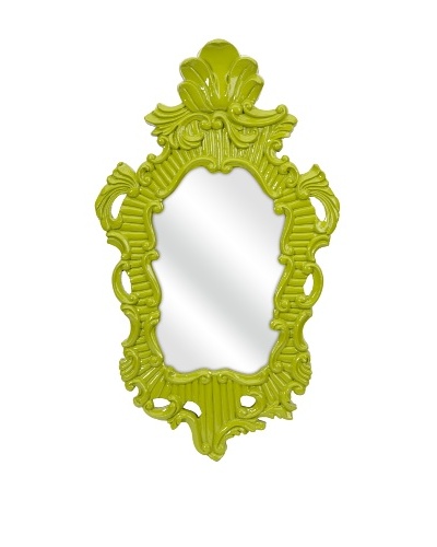 Finely Green Baroque Wall Mirror