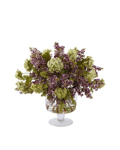 Lilacs in Glass Vase, Purple