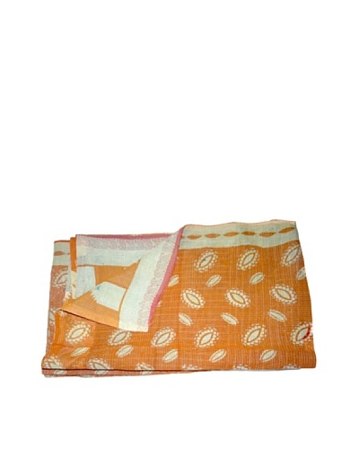 Vintage Hema Kantha Throw, Multi, 60 x 90