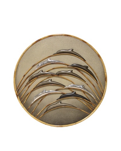 Dolphin Round Wall Decor