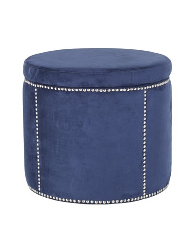 Safavieh Mercer Modern Collection Kyle Round Storage Ottoman