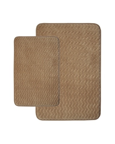 Memory Foam Bath Mat Set, Taupe