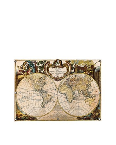 Mappe Monde Nouvelle by Ginger Canvas Print
