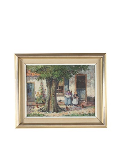 Village Of Alsace Framed Impression