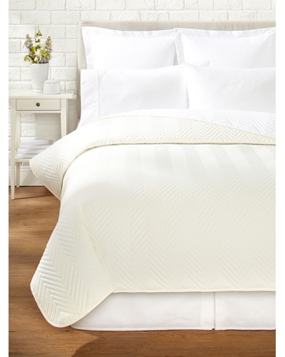 Percale Quilted Coverlet