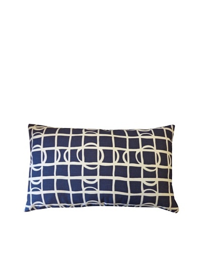 Pluto Throw Pillow, Navy