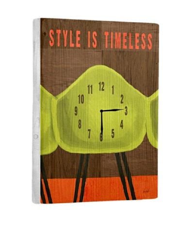 Style Is Timeless Reclaimed Wood Clock