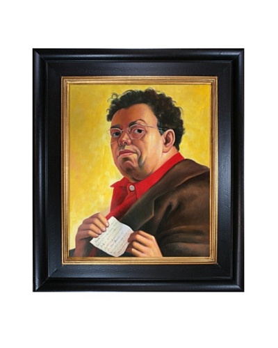 Diego Rivera’s “Self Portrait Dedicated to Irene Rich” Framed Reproduction Oil Painting