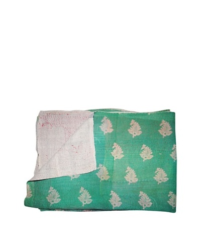 Vintage Kantha Throw, Multi, 60 x 75