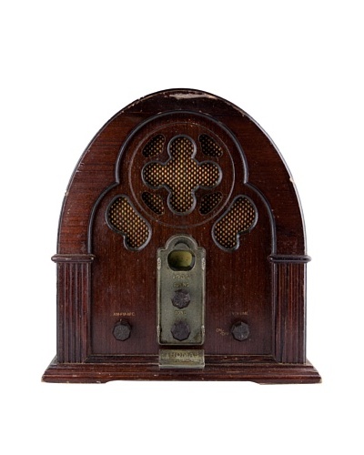 Vintage Detrola Radio, Dark Brown