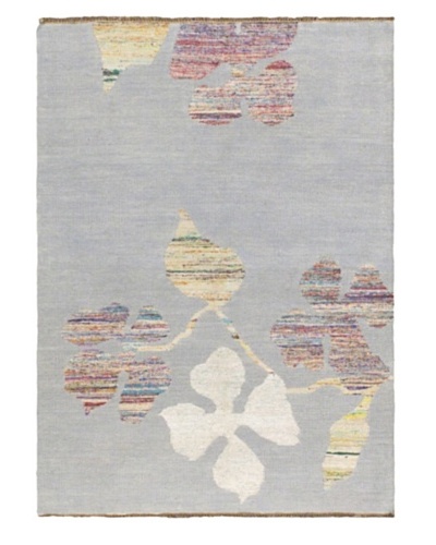 Hand Woven Allure Kilim, Light Blue, 5' 4 x 7' 4