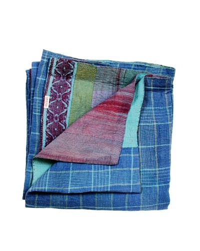 Kantha Throw, Multi, 50 x 80