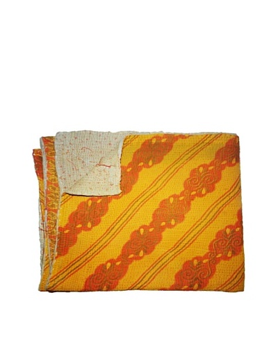 Vintage Kantha Throw, Multi, 60 x 75