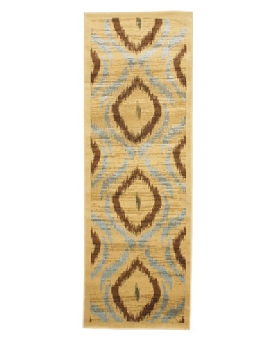 Ikat Casual Rug, Camel, 2' 5 x 7' 3 Runner