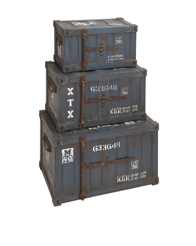 Set of 3 Stackable Trunks
