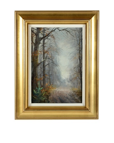 Woods At Dusk Framed Artwork