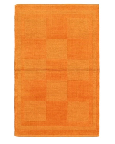 Hand-Knotted Luribaft Gabbeh Modern Rug, Camel, 3′ 11″ x 6′ 2″