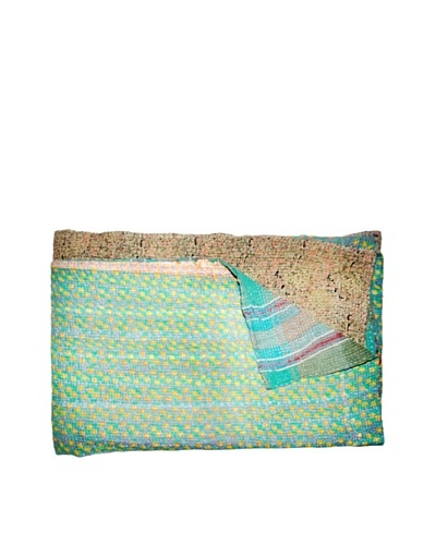 Vintage Kantha Throw, Multi, 60 x 75