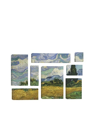 Vincent Van Gogh Wheat Field with Cypresses 8-Piece Giclée Canvas Print