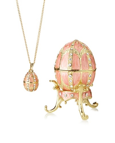 Pink Egg Box with Pendant