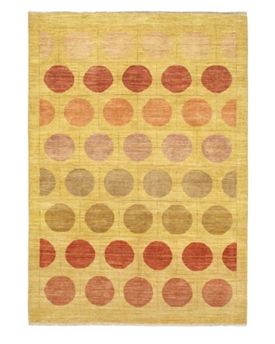 Hand-Knotted Finest Ziegler Chobi Rug, Gold, 5' 5 x 7' 8