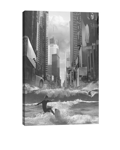 Thomas Barbèy Swell Time In Town Giclée Canvas Print